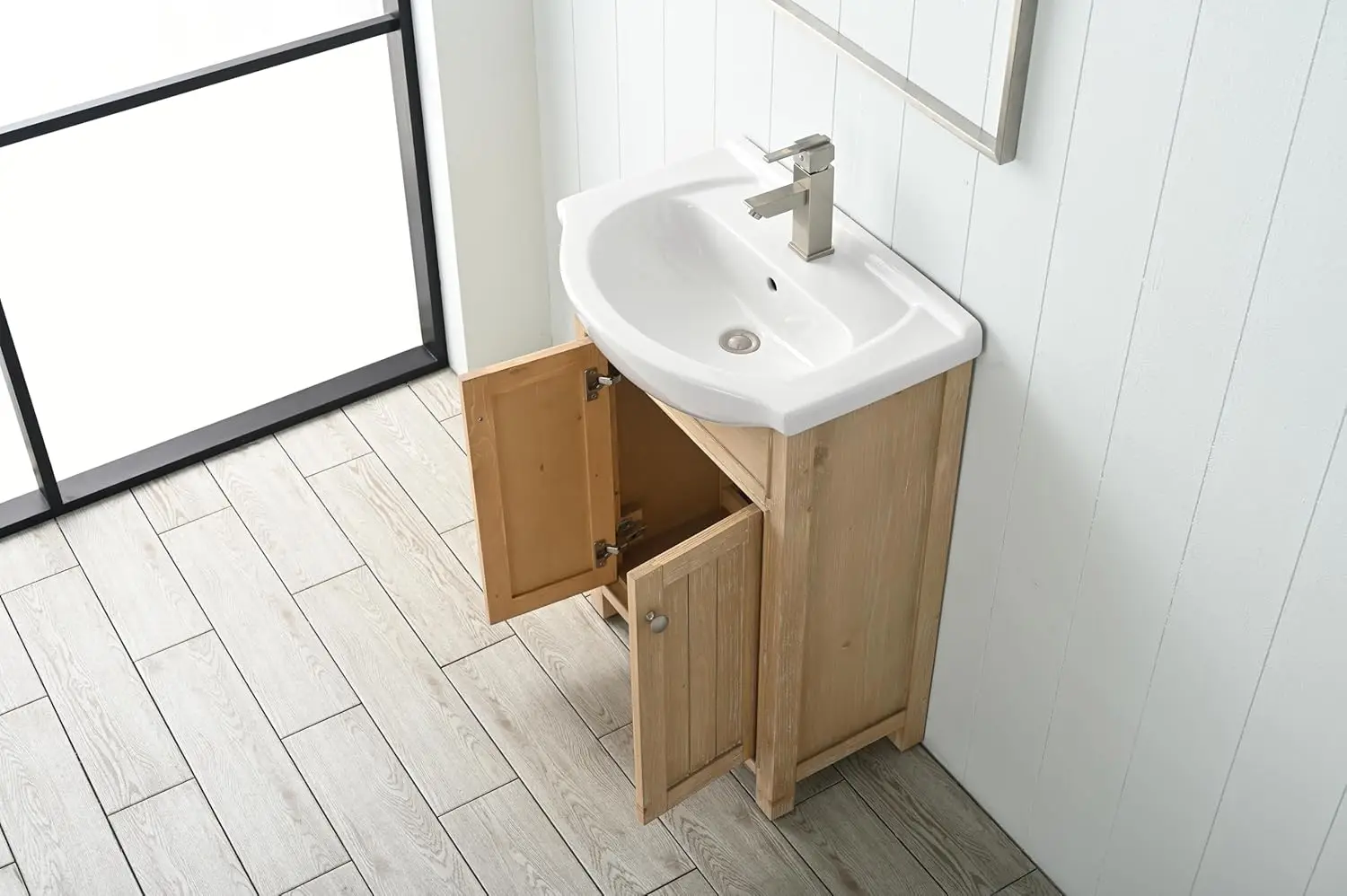 Element S05-24-OAK Bathroom Vanity, 24 in, Natural