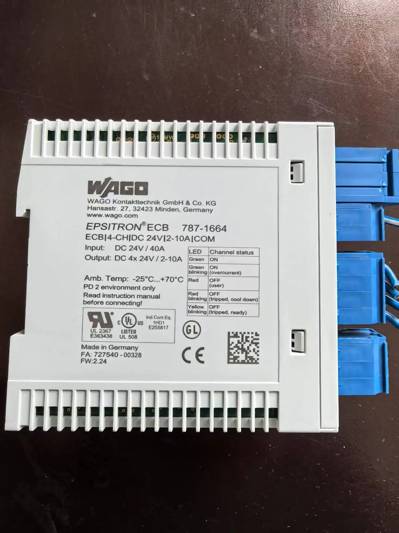 Wago Epsitron Ecb 7…