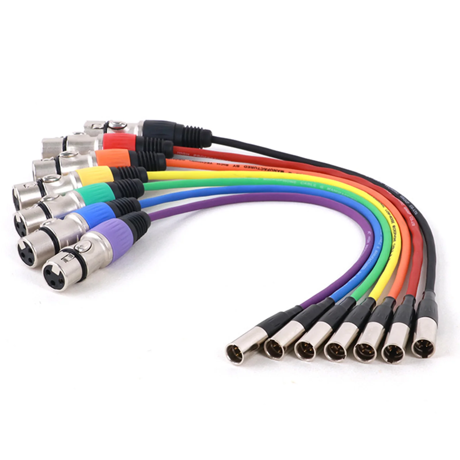 كابل محول XLR من الذكور إلى الإناث ، ميني XLR من الإناث إلى الذكور ، كابل صوت 3-Pin لـ BMPCC ، 4K ،-15M
