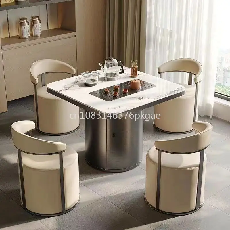 Modern Light Luxury Guest Stool Is Very Simple about Home Tea Table Stool To Discuss Back Makeup