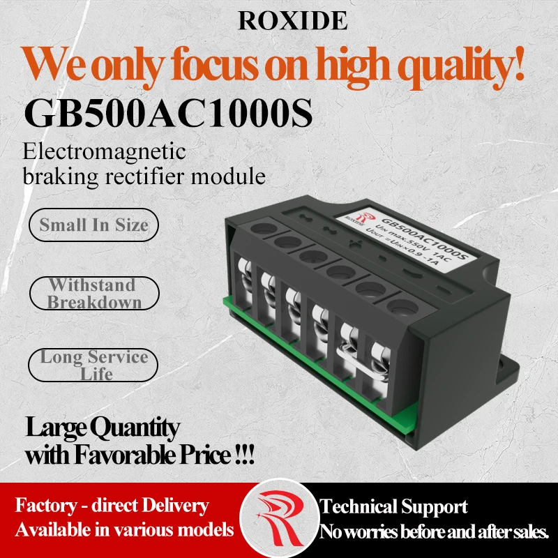 ROXIDE GB500AC1000S 550V 1A Motor Brake Rectifier Rectifying Device