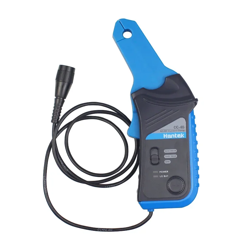 

Oscilloscope CC65 CC650 AC/DC Current Clamp Probe 20KHz/400Hz Bandwidth 1mV/10mA 65A/650A with BNC Plug Applicable 1008C