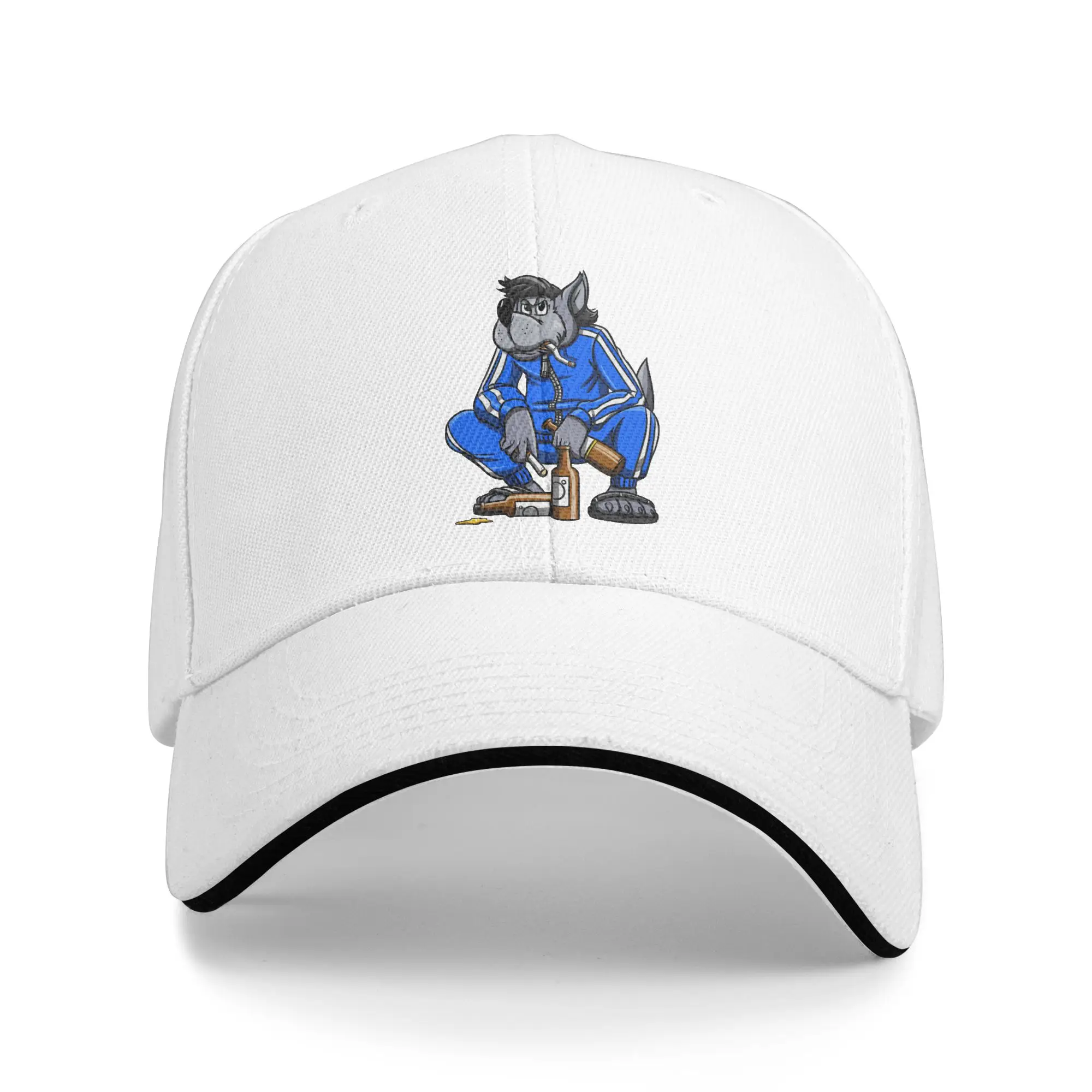 Бейсболка Gopnik Russian Squat Nu Pogodi Wolf Russia Sandwich, унисекс, регулируемая, с застежкой-снэпбэк, спортивная, летняя