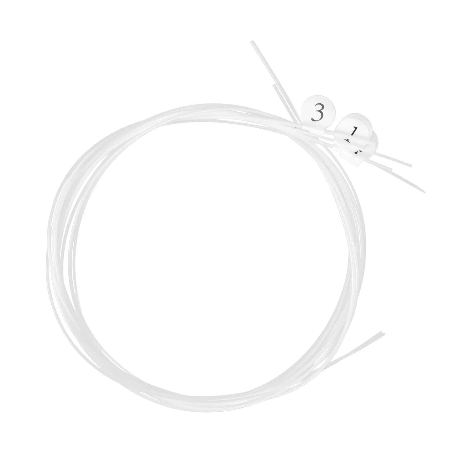 

4 Sets Bass Guitar Strings Ukulele Accessories Ukeleles Accessory Flatwound Parts and Replacement Musical Instrument