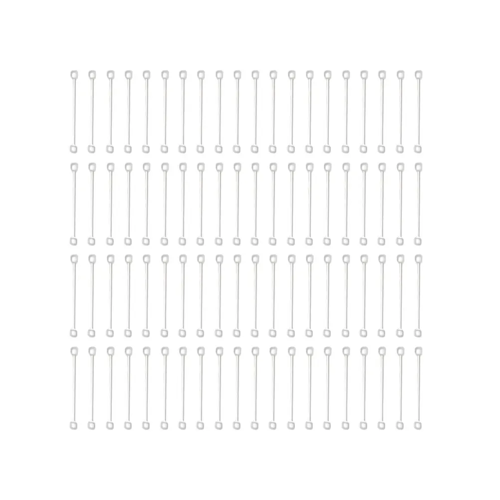 

200 Pcs Earring Accessories Iron Material Lightweight Durable DIY Jewelry Making Supplies Connecting Rod Charms Stick Decorative
