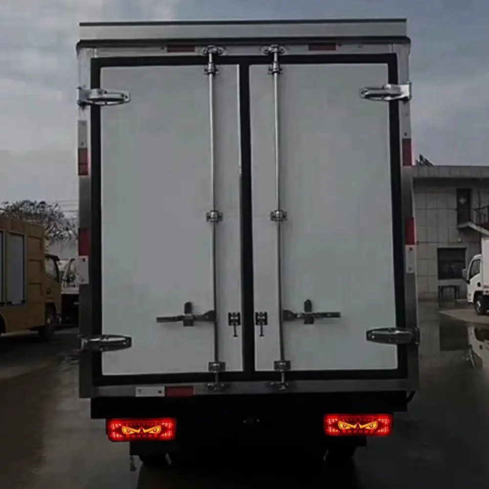 

Creative 12-24v Devil's Eye Truck Light Universal Multi-Mode Truck Taillight Safety Warning Lamps Car Decor