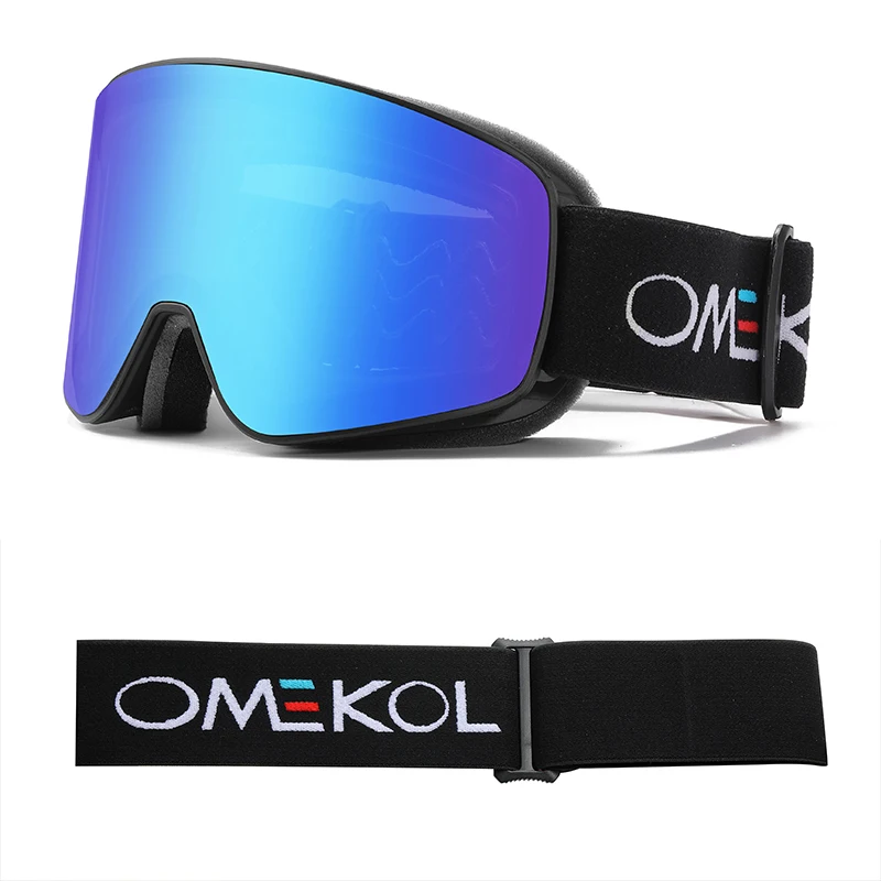 OMEKOL BRAND NEW Double Layers Anti-Fog Ski Goggles Outdoor Sport Snowmobile Eyewear Snow Snowboard Glasses