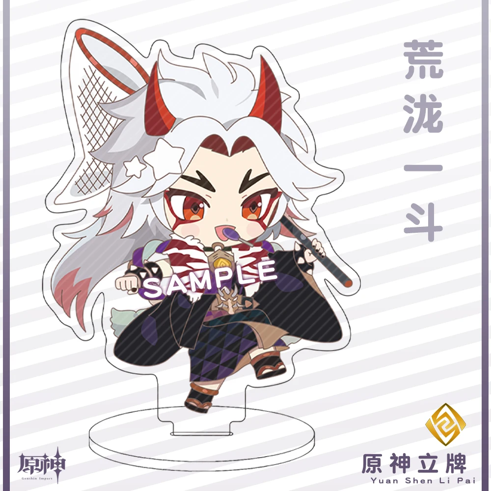 Genshin Impact Yae Miko Kaedehara Kazuha Arataki Itto Kujou Sara Cute Game Anime  Acrylic Stands Model Cosplay Ornament Gifts