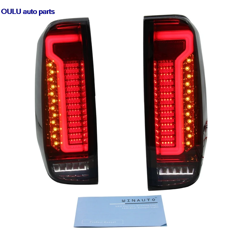 For Nissan Navara D40 2004 - 2014 Car LED Tail Light Assembly Brake Light Reversing Light Dynamic Turn Signal Auto Accessories