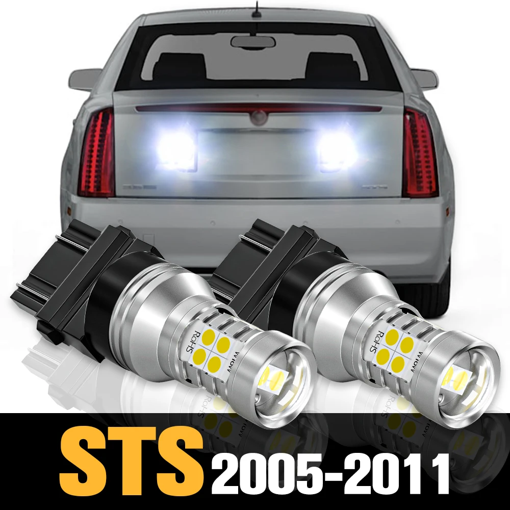 

2pcs Canbus LED Reverse Light Backup Lamp Accessories For Cadillac STS 2005 2006 2007 2008 2009 2010 2011