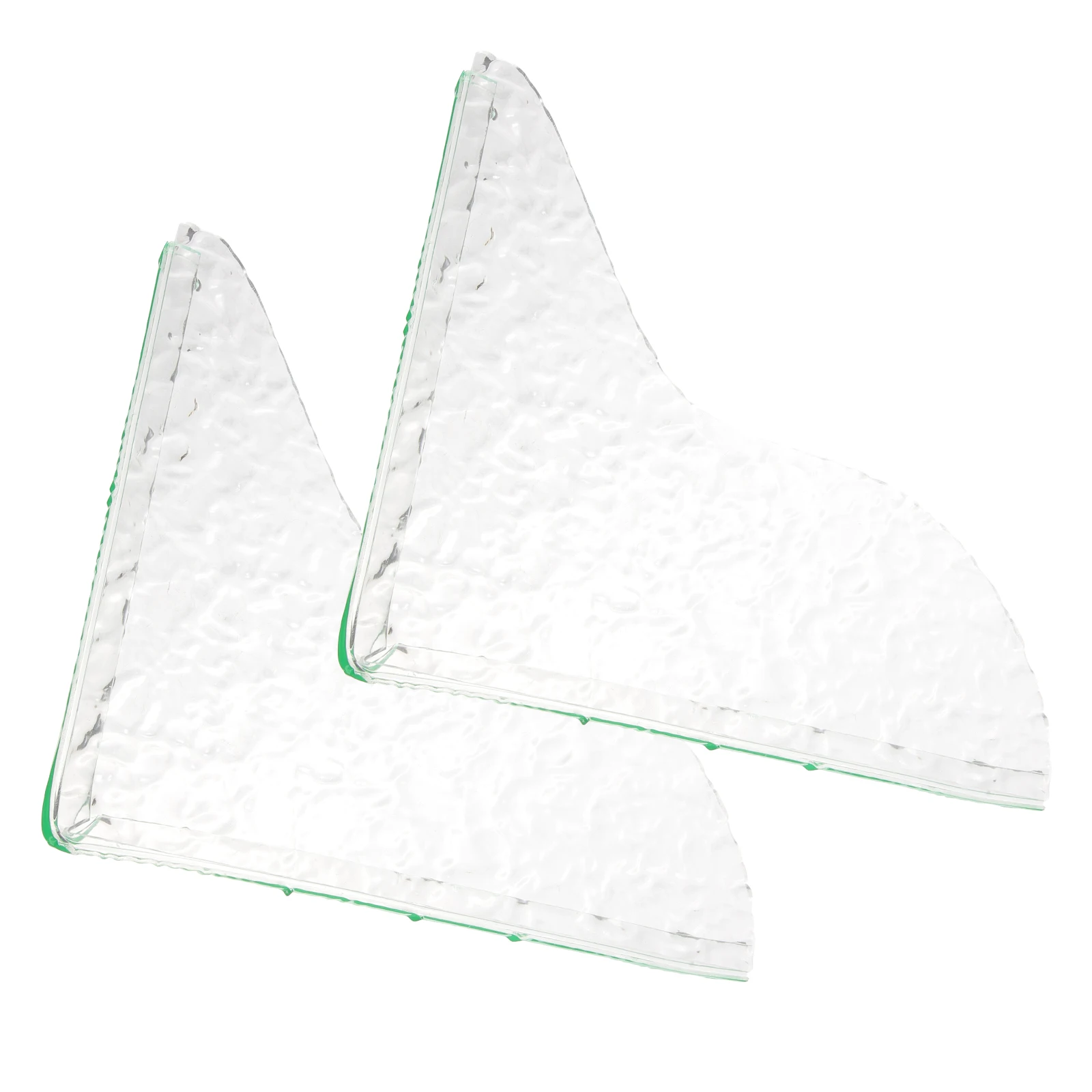 

2pcs Bathtub Splash Guard Transparent Acrylic Shower Water Dam Protector Leak Proof Easy Installation Kitchen Bathroom Drainage