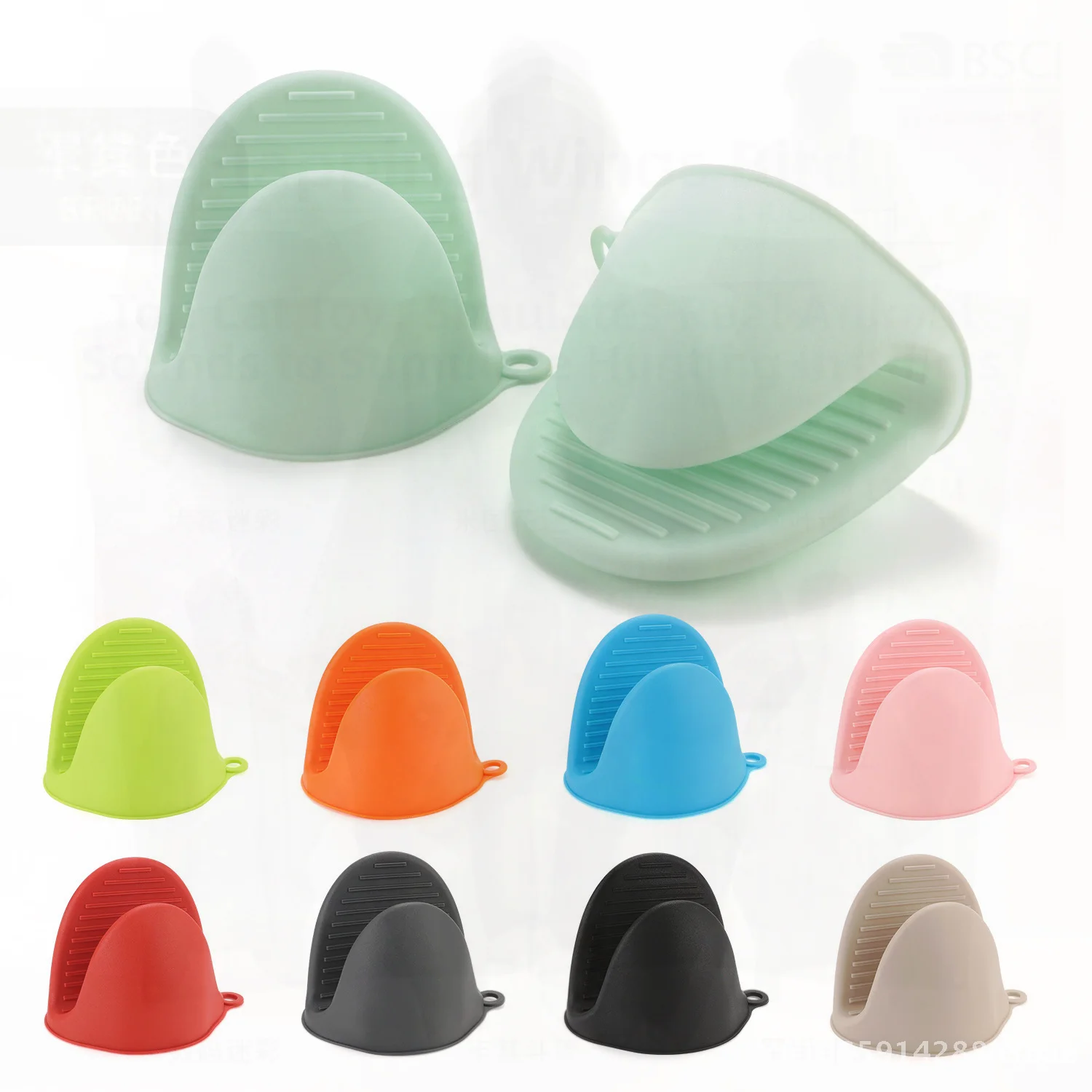 

Silicone Anti-Scalding Heat Insulation Gloves High Temperature Resistant Baking Oven Pot Holder Kitchen Gadgets Light
