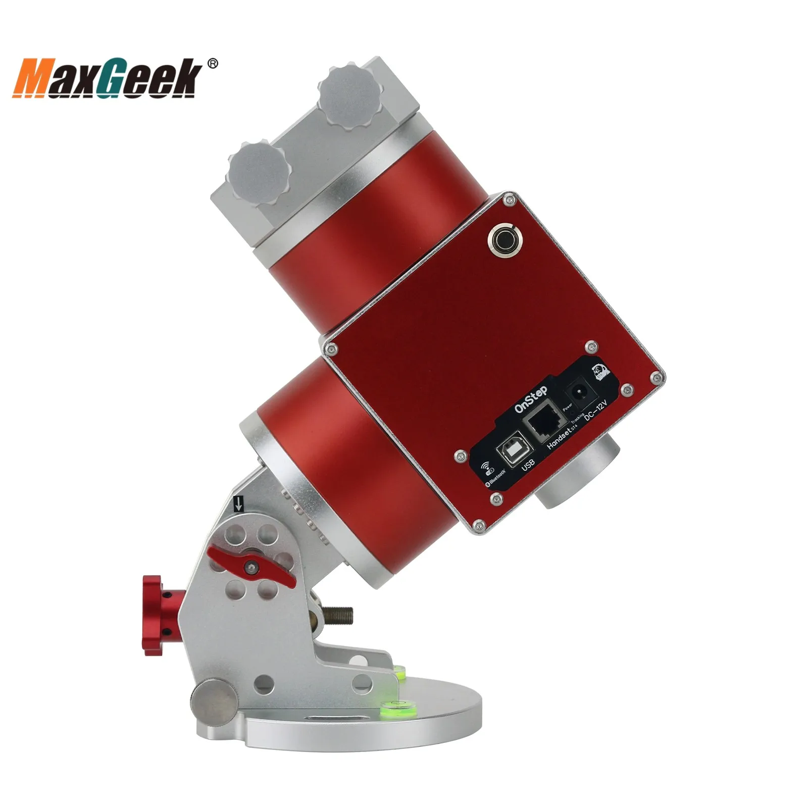 JUWEI-17 Harmonic Equatorial Mount with Narrow Dovetail Groove for Astronomical Telescope Compatible with Theodolite Mode