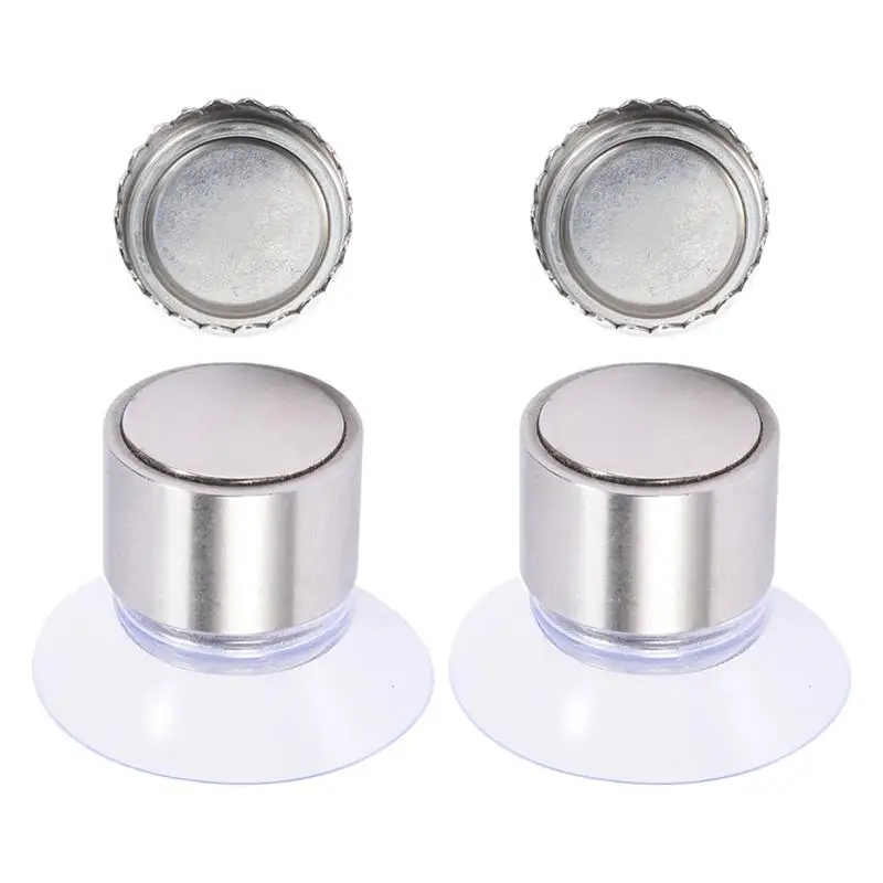 2 Sets Simple Magnets For Kidsic Magnets For Kidss Car Mount Wall Mounted Rack Hanging Bathroom Stainless Steel Suction