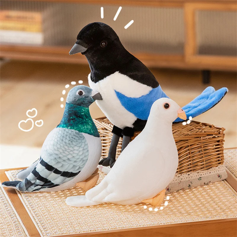 

Simulation Pigeon Toy Doll Bird Doll Plush Doll Ornament Creative Cartoon Toy Birthday Gift