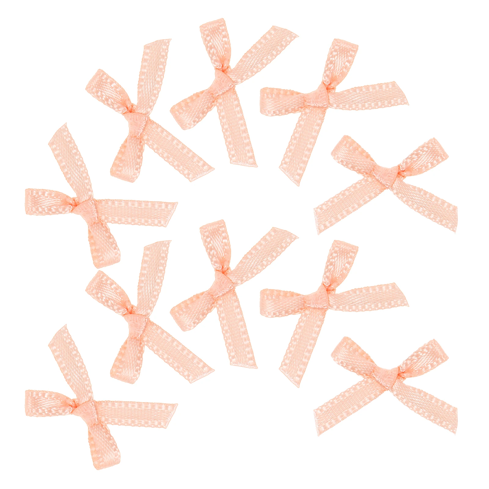 

40pcs Miniature Bowknots Colorful Ribbon Bows for DIY Crafts Decor Sewing Projects Tiny Satin Bowknot Accessories Making