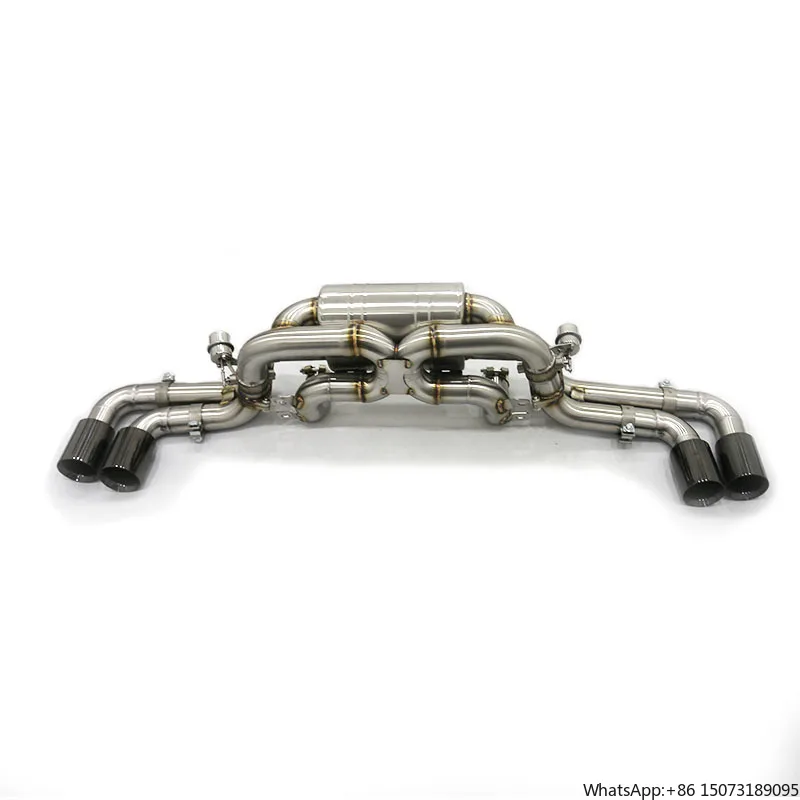 

OEM High Performance Muffler Vacuum Axle Exhaust Pipes for 360 F360 3.6 2003-2005 Stainless Steel Catback Exhaust