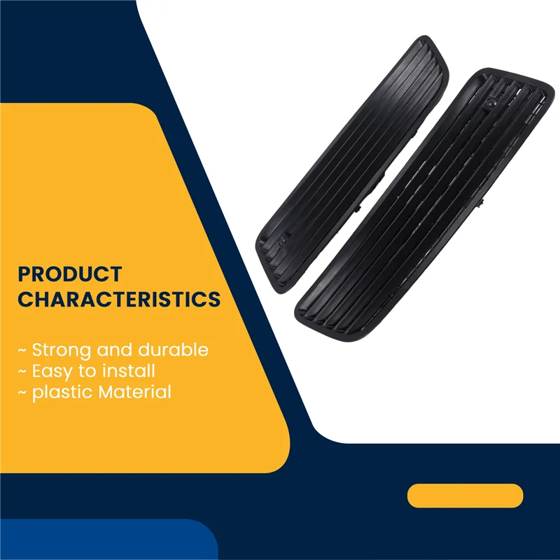 A19Q-1 Paar Links & Rechts Kap Bovenste Grill Vent Voor 2007-2013 MERCEDES S550 W221