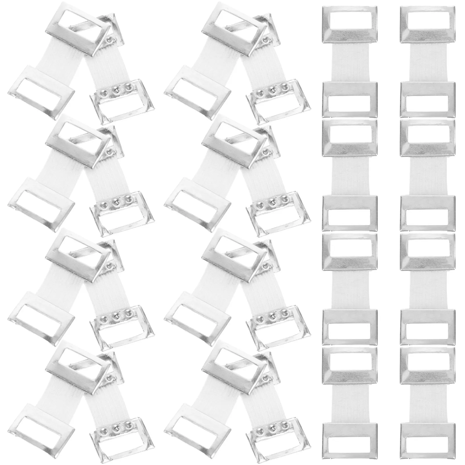 50Pcs Premium Bandage Fastener Clips Aluminum Core Polyester Shell for Elastic Bandages Compression Wraps Secure Hold Bandage