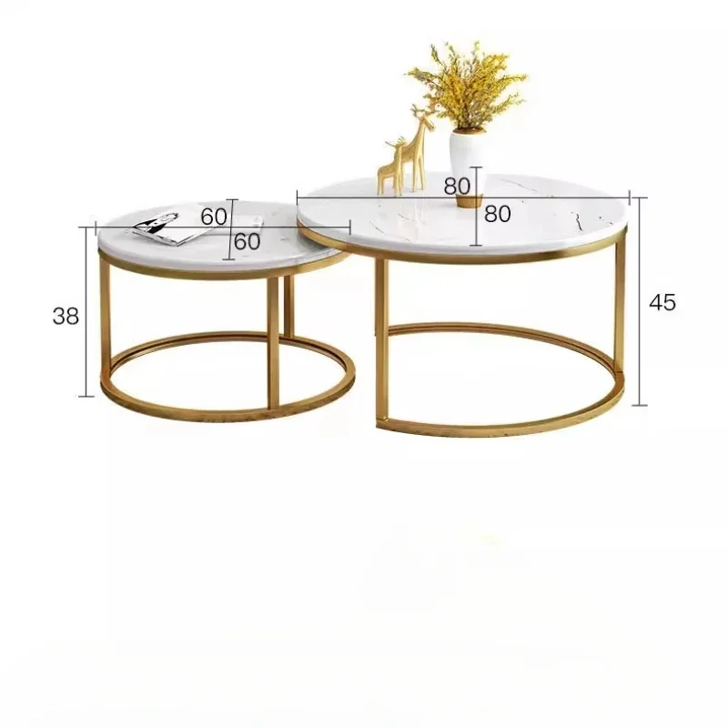 Modern Living Room Coffee Table, White Low Entryway Table, Aninhamento Design, varanda e quarto, mobiliário nórdico