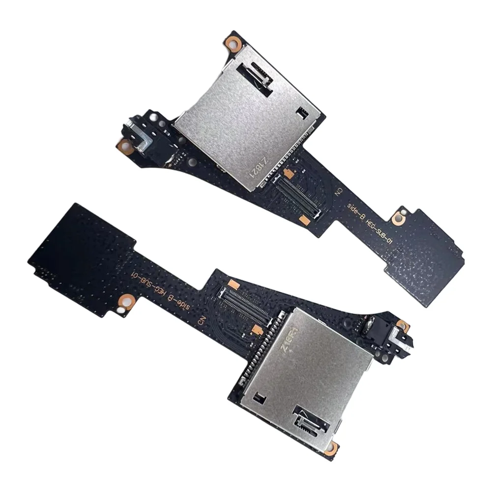 For Black Game Card Reader Cartridge Board With Headphone Jack And For Sd Slot For Nintendo Switch For Oled Console Repair