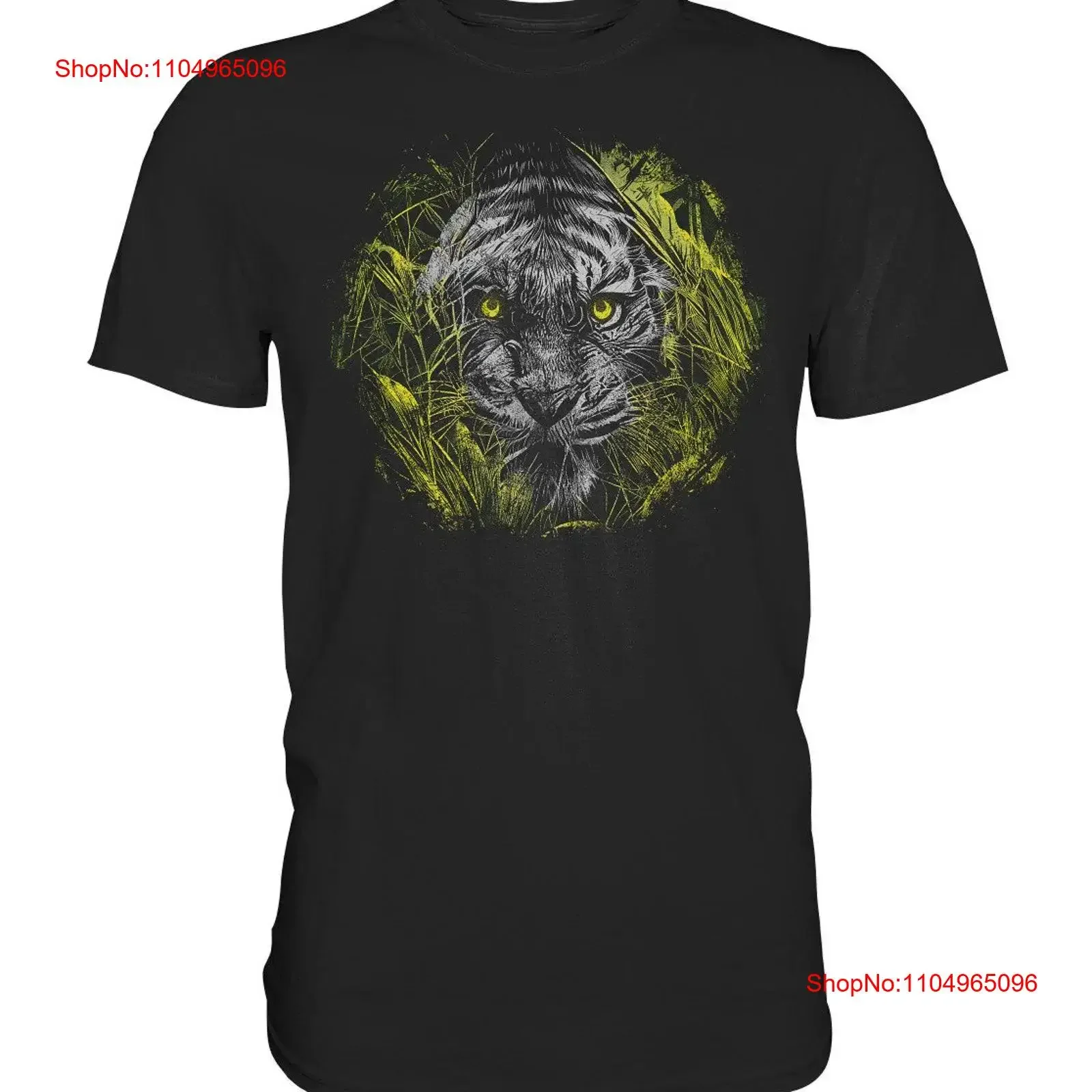 

Tiger Wilderness Animals Idea T Shirt Premium vintage Washed Unisex designer clothes Casual Comfortable Top For Everyday Wear