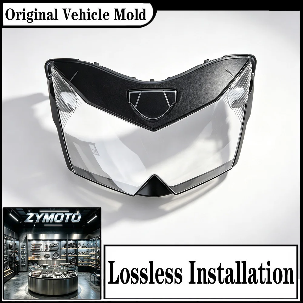 For Kawasaki Z750 Z 750 Z1000 Z 1000 2007-2009 Motorcycle Front Headlight Lens Cover Headlamp Glass Clear Replacement Kit