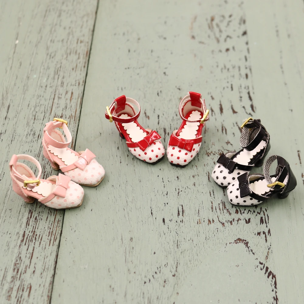 Shoes for Blyth doll Mary Jane Shoes Suitable For 1/6 BJD 30cm Anime Girl OB24