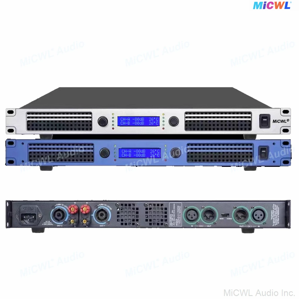 Усилитель мощности MiCWL PX8500, 4 канала, 8500 Вт, 2WD, 2x3600 Вт, 4 Ом, усилитель, сценический сабвуфер, динамик, низкочастотный динамик, 8 Ом, среднеквадратичный