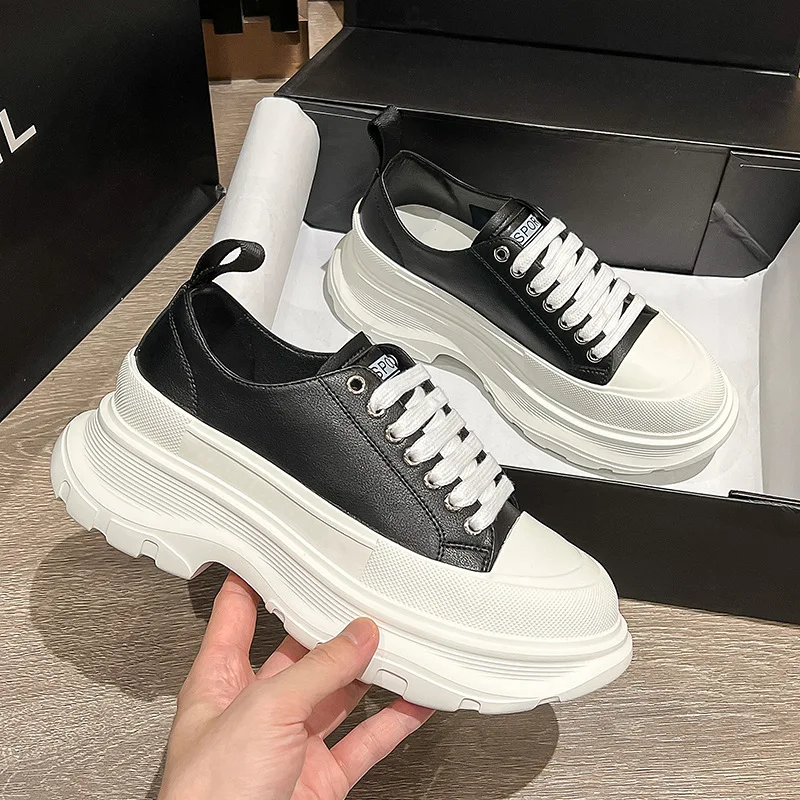 

Designer Women's Sneakers Fashion Genuine Leather Platform Casual Shoes Outdoor Sports Shoes for Women Running Shoes Zapatillas