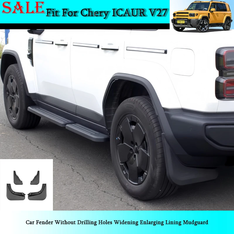 

Fit for Chery ICAR V27 2026 Car Fender Without Drilling Holes Widening Enlarging Lining Mudguard Car Exterior Modification Parts