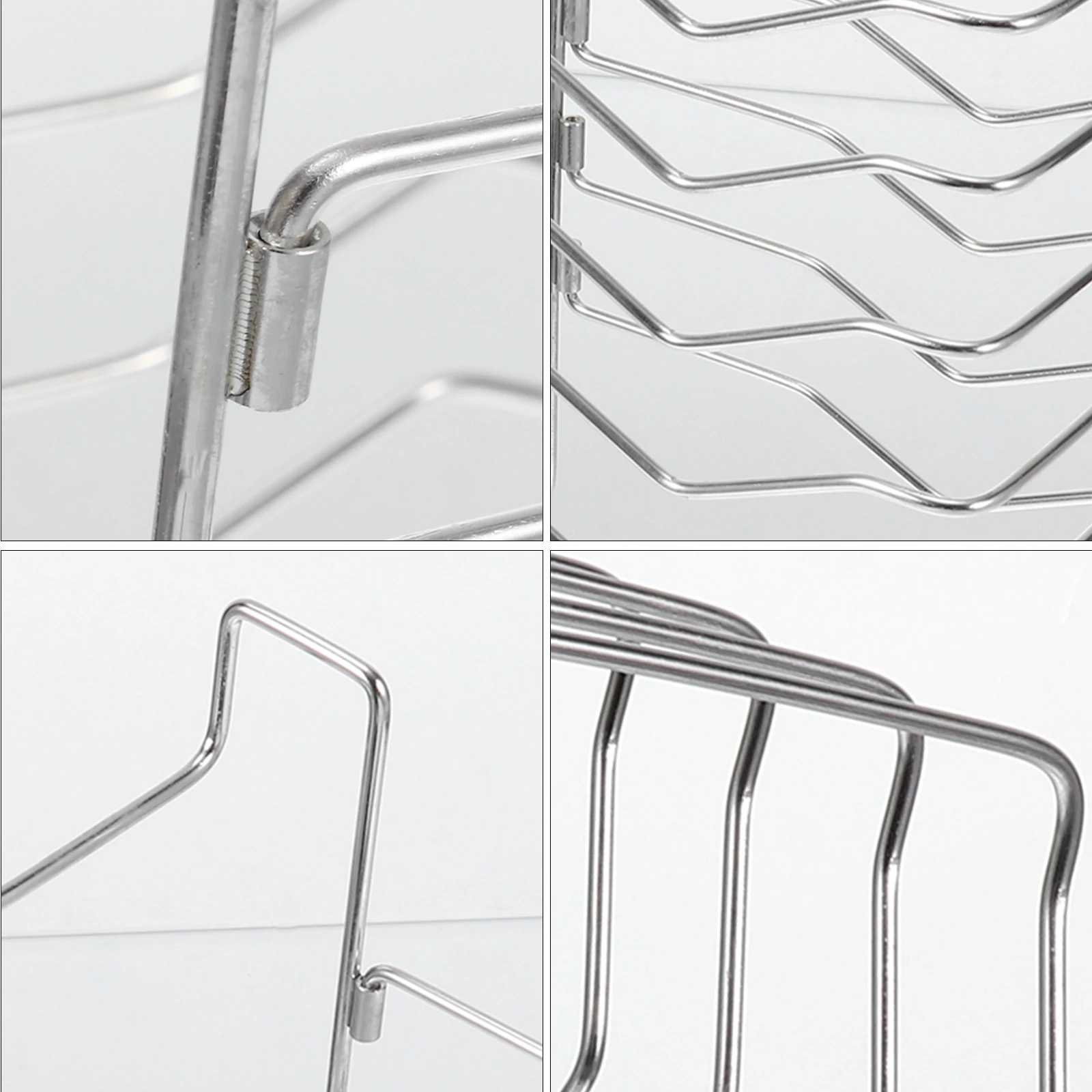 

Stainless Steel Steak Rack for Sous Vide Heavy Duty Beef Holder Rack Detachable Divider Practical Supports 5 Steaks