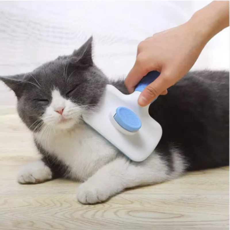 Pet Dog Brush Cat Comb Self Cleaning Pet Hair Remover Brush For Dogs Cats Grooming Tools Pets Dematting Comb Dogs Accessories, image 4