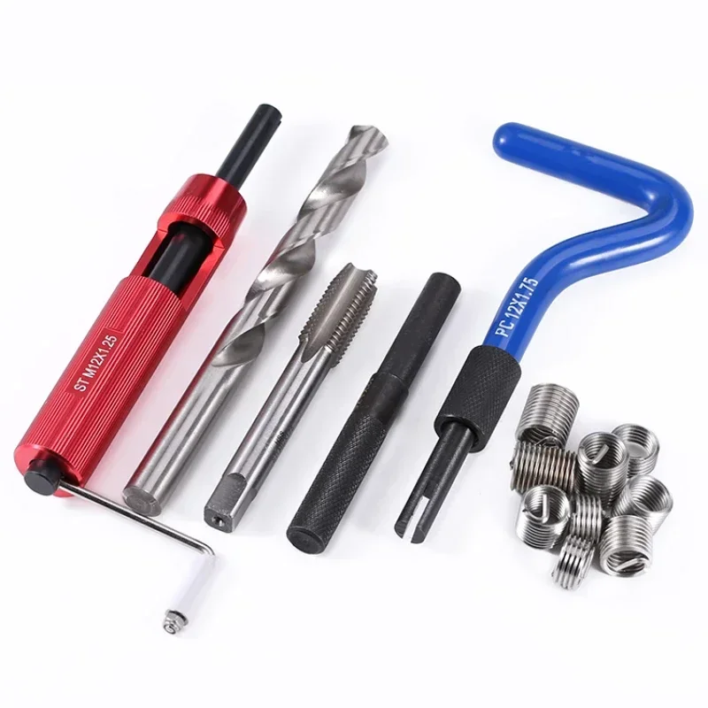 UNC UNF Thread Repair Insert Helicoil Car Pro Coil Tool Car Repair ToolPoint Straight Fluted Screw Thread Hand Tap Drill