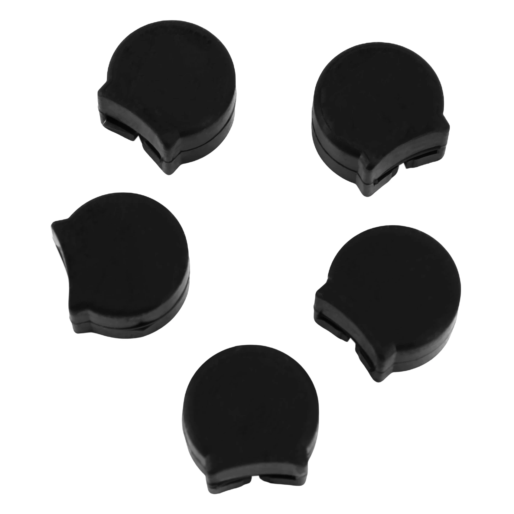 5PCS Clarinet Hardware Clarinet Thumb Rest Cushion Protector Soft Rubber Clarinet Thumb Protector, Black