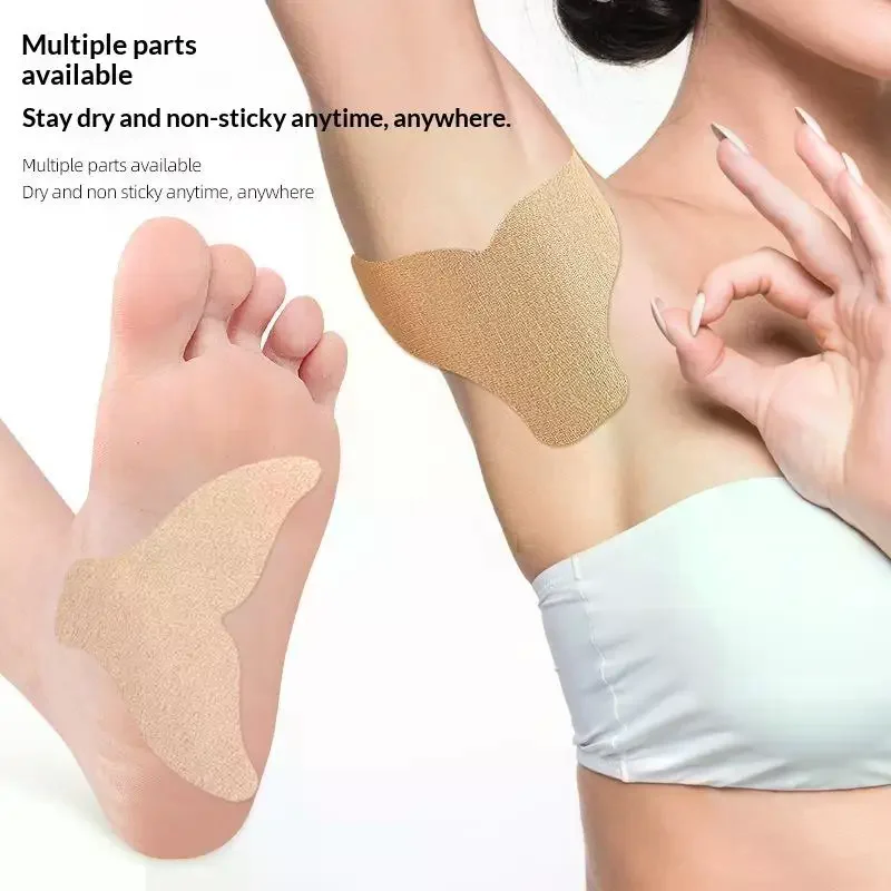 Sweat Absorbing Underarm Patches 10Pcs Stay Fresh All Day for Gym and Sports Unisex Design