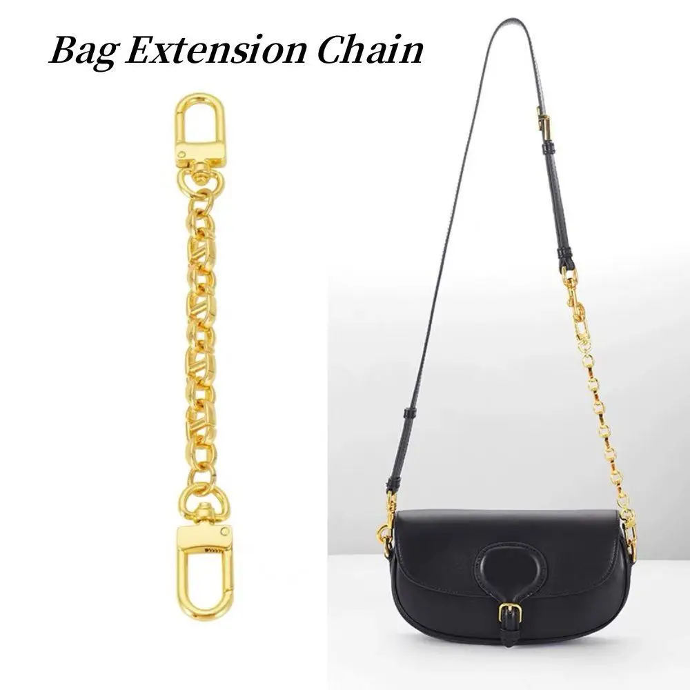 Hot Bag Chain Metal Chain Bag Accessories CILICAP 20cm Luggage Extension Chain Women Handbag Chain Solid Color Chain All-matched