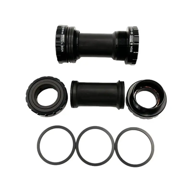 Bike Bottom Brackets Central Movement Sealed Bearing Threaded Bicycle External Bearing Hollow Crankset Part Press Bottom