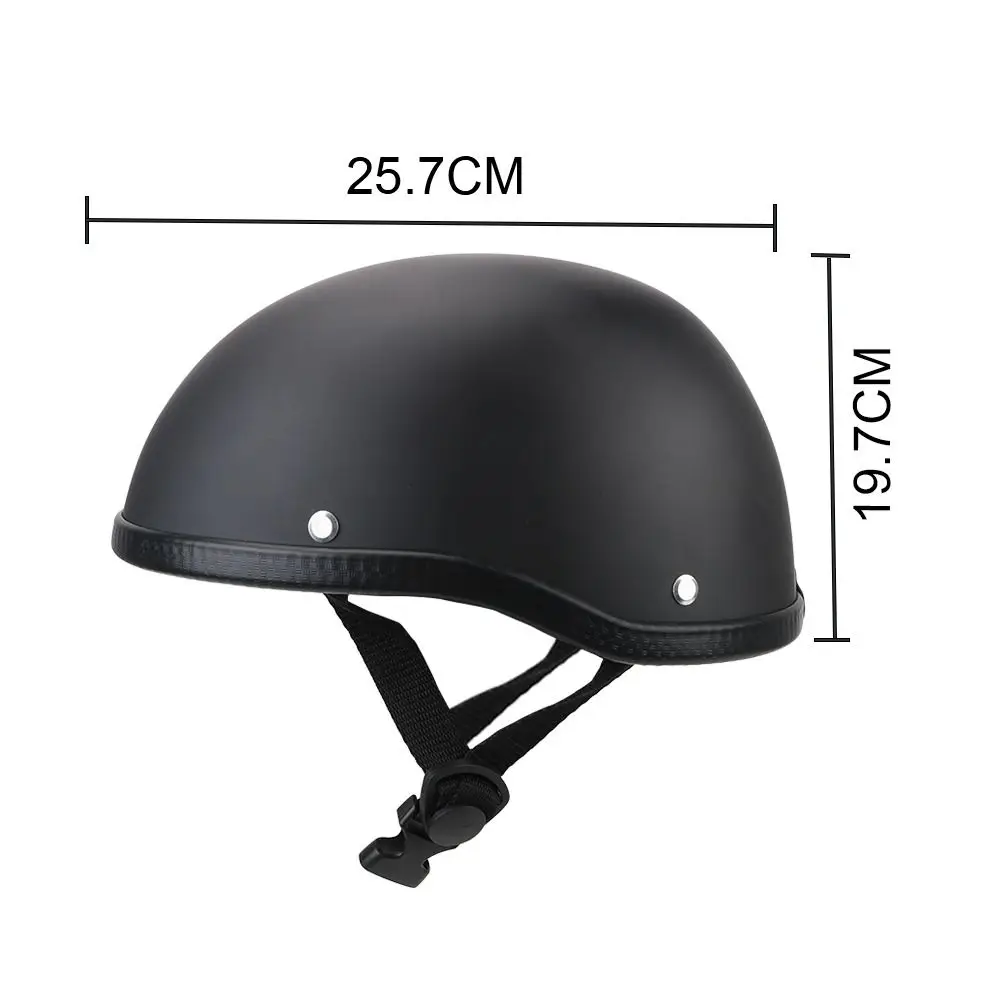 durable light Half face helmet comfortable ventilation Motorcycle Helmet Retro style ABS Cycling Safety Helmet Male/Female view 6