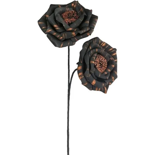 Nettenevime Artificial Flower Latex Flower Foam Flower Bronze Cipsolu Siamese Rose Black