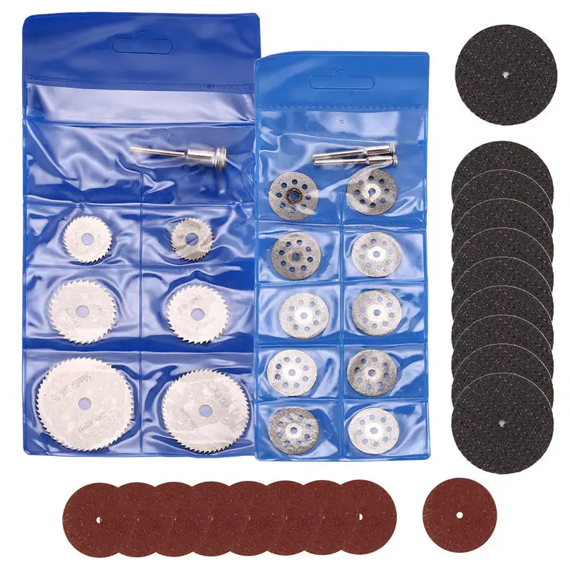 41Pcs Cutting Wheel Set Rotary Cutting Wheels Tool Kit For Dremel Rrotary Tool Accessories For Resin Metal Wood Stone