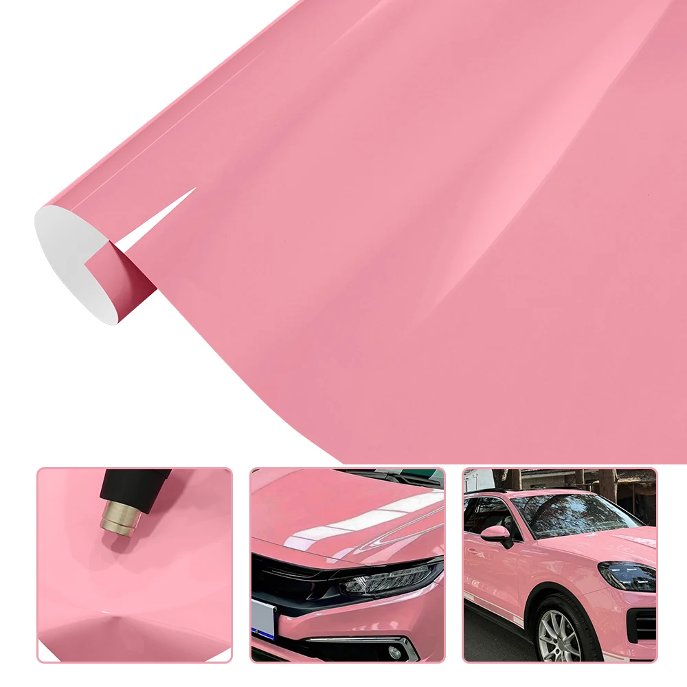 

Car Wrap Vinyl Film Crystal Pink Color Modified Auto Scratch-Resistant Durable Full Partial Body Motorcycles Tuning Accessories