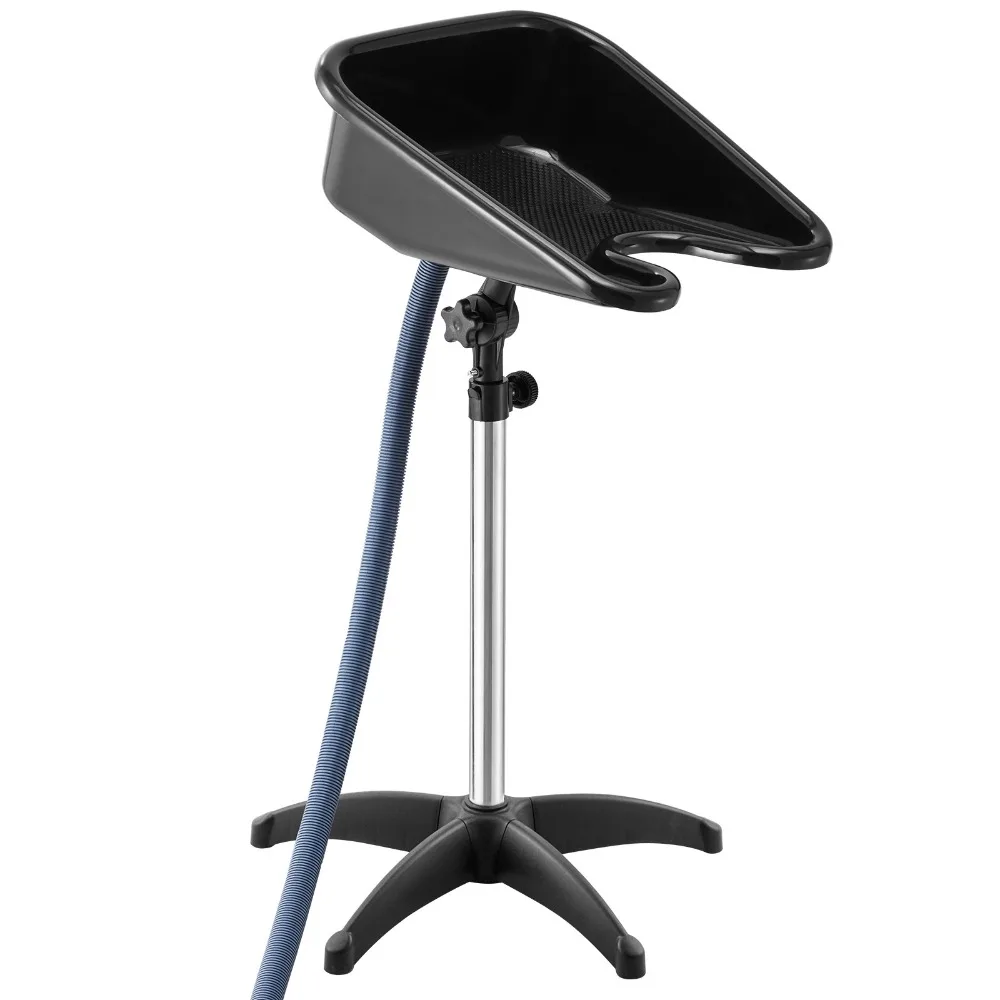 

Портативная чаша для шампуня, регулируемая высота и сливной шланг для салона или домашнего использования