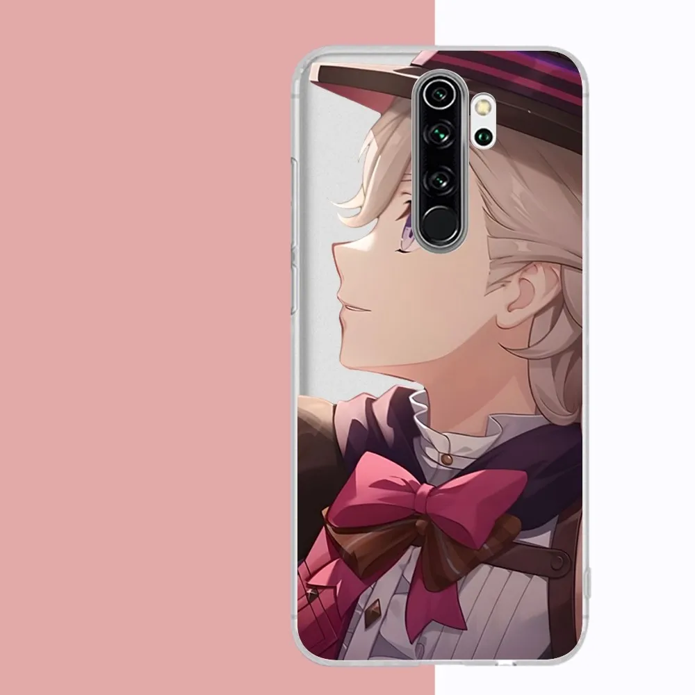 Lyney And Lynette Genshin Impact Phone Case For Samsung S 20 21 22 23 for Redmi Note7 8 9 10 for Huawei P20 30 40 Clear Case