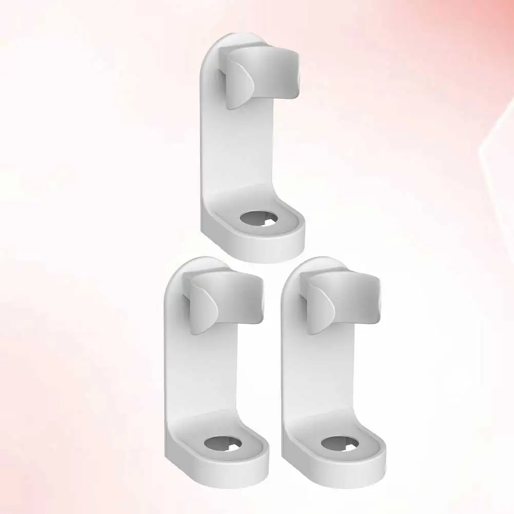 

3 Pcs Electric Toothbrush Holder Rack Punch-Free Storage Accessories Display White