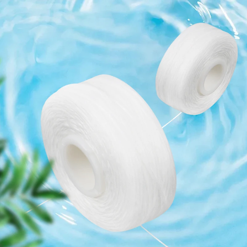 10 Rollen Zahnseide Mundhygiene Zahnreinigung Zahnseidenspule Wachs-Minz-Zahnseide Zahnseide 50m