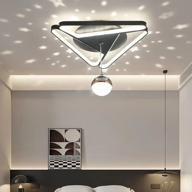 Modern LED Sky Projection Ceiling Chandeliers Originality Living Dining Room Pendent Lamp Home Decor Hanging Light Luster