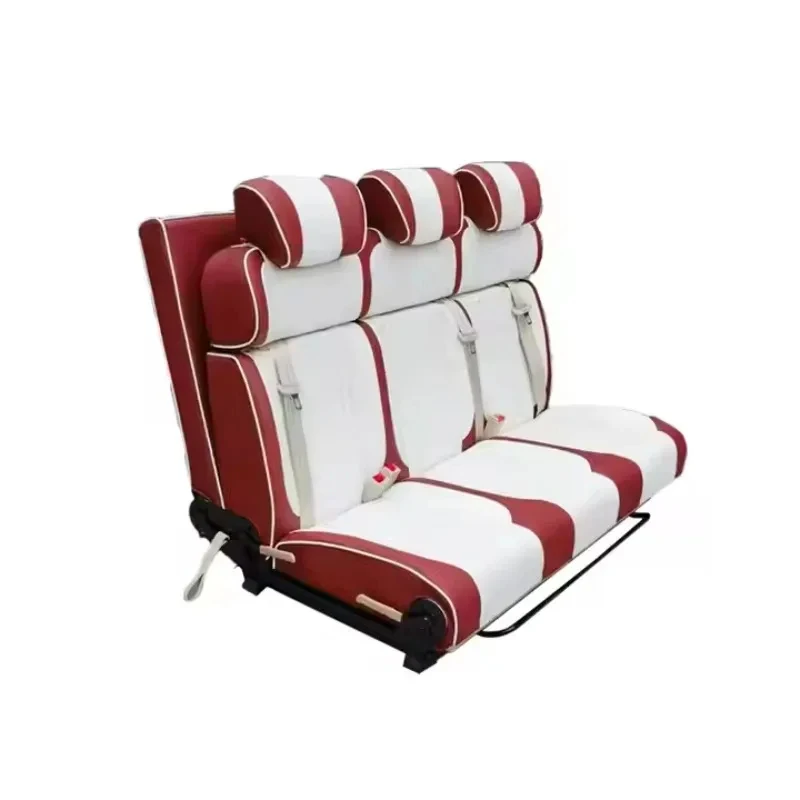 Luxury Leather VIP Folding Bed Seats RV MPV SUV Van Modification