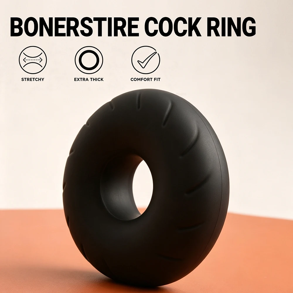 Super Stretchy Penis Cock Ring,Thick Scrotum Testicle Ball Stretcher,Cockring Ballstretcher,Sex Toys for Men - view 2