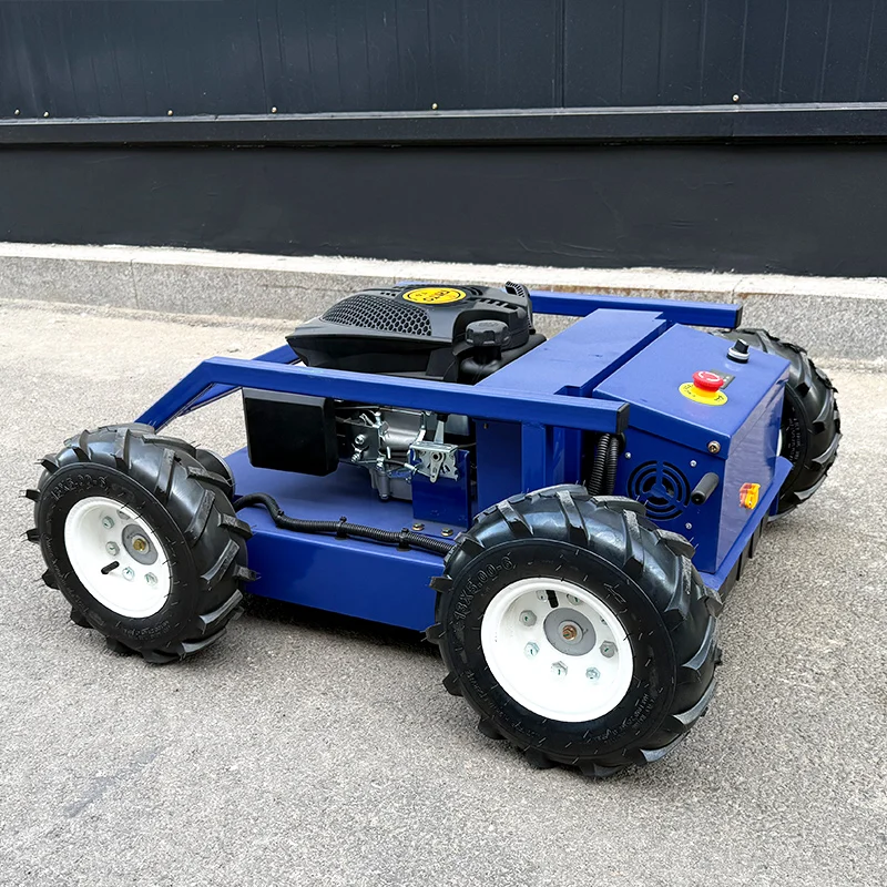 Customized Zero Turn Grass Cutting Machine Remote Control Crawler Gas Lawn Mower Robot Small Robotic Garden Machine